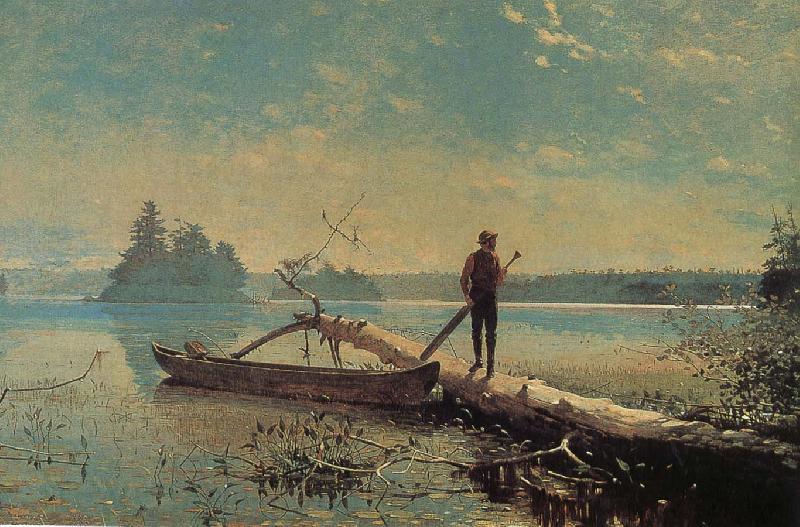 Winslow Homer Morning on the lake Norge oil painting art